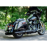 S&S Cycle 4-1/2" MK45 Performance Mufflers — Thruster Black Thruster - 550-0666 For Harley Touring 2017-2026