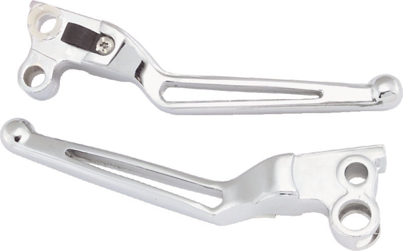 Bikers Choice 491253 82-95 Big Twin & XL Chrome Custom Slotted Lever Set