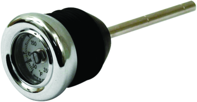 Biker's Choice Bikers Choice Chrome Oil Tank Temperature Gauge Replaces 62845-00 Softails 2 7/8 Long - 490636 For Harley Softail / Screamin' 2000-2017