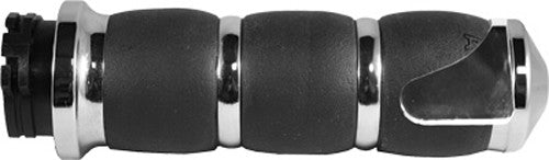 Avon 40-4343C AIR-93-FLY-BOSS VELVET AIR GRIPS TBW THROTTLE BOSS CHROME