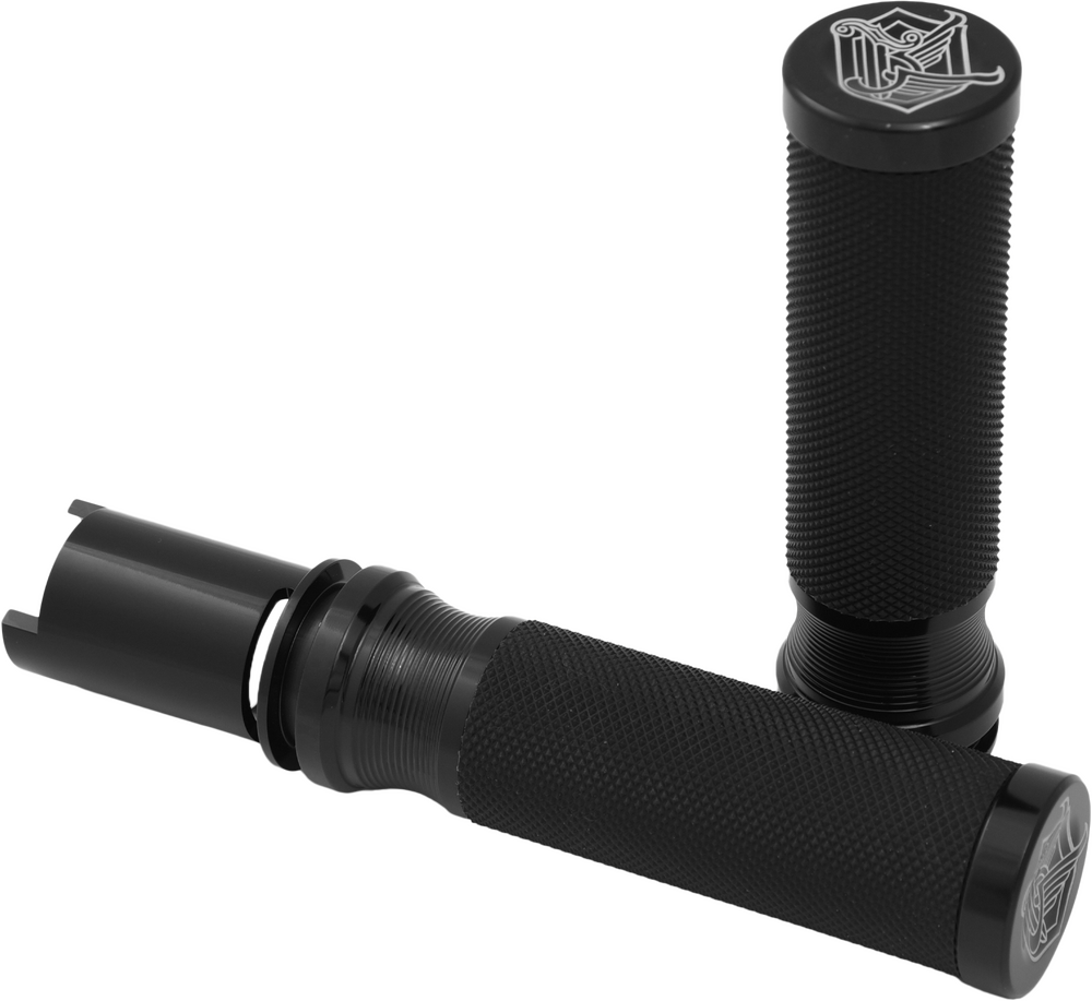 Kens Factory NL Grips Fine Knurl Flhxs Fltrxs ` - KFG-05 For Harley Touring 2023-2026