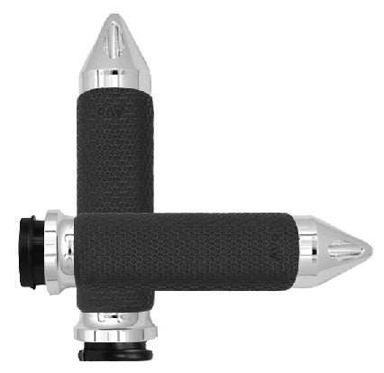 Avon 40-4739C MF-63A-CH-FL-SP FLY BY WIRE THROTTLE MEMORY FOAM GRIP CHROME