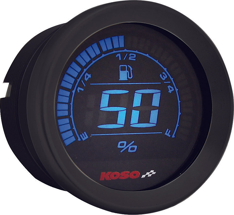 Koso North America 27-5795 BA050903 DIGITAL GAUGE CLUSTER BLACK BEZEL 04-13 FLHT AND FLTR