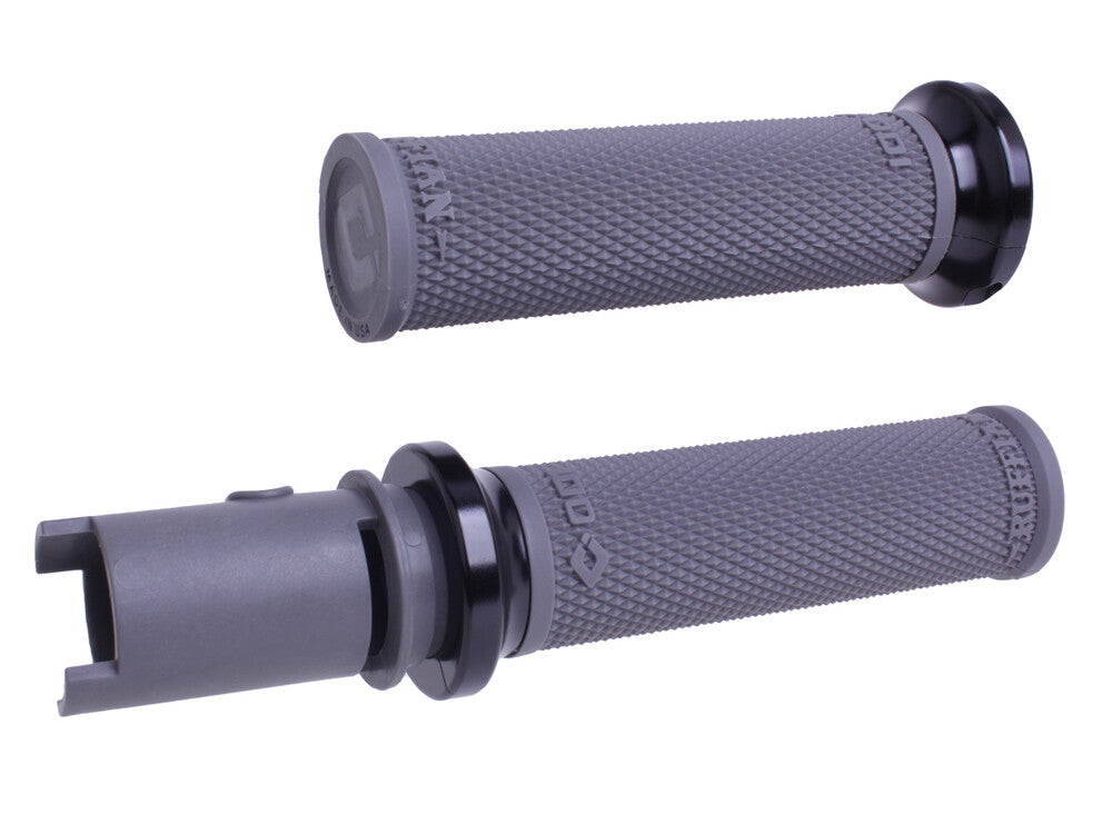 Odi Lock-ON Ruffian Grips Graphite Black CVO ` - V30HTCH-B For Harley Touring 2023-2024