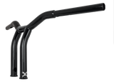 Burly Brand 750-05884 B12-6051B DOMINATOR RAKED BAR 10" 1.25" GLOSS BLACK