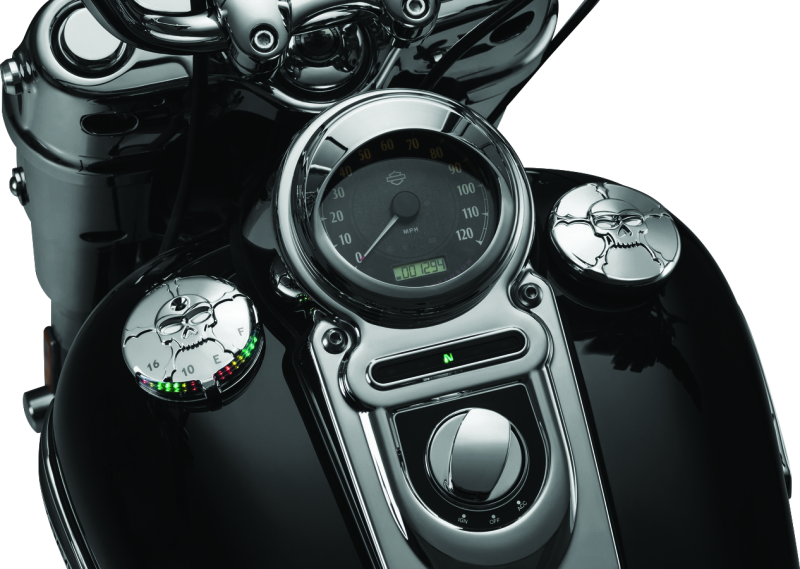 Kuryakyn 7358 Zombie Gas Cap Vented Chrome