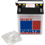 PARTS UNLIMITED RCB12CA Heavy-Duty Battery Battery - YB12C-A