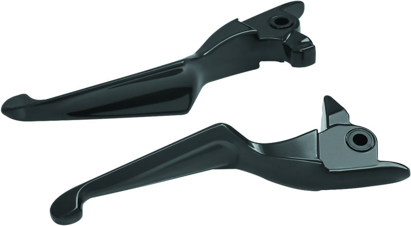 Kuryakyn Boss Blades Lever Set Gloss Black - 1985 For Harley Touring 2017-2020