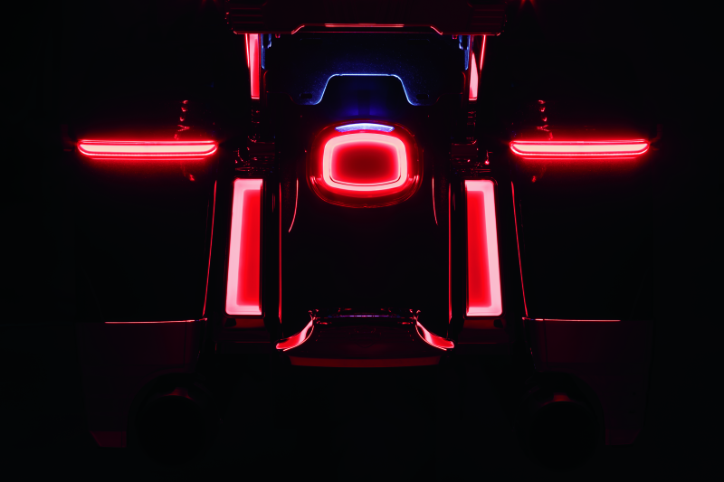 Kuryakyn 2910 Tracer LED Taillight Red Lens With License Light