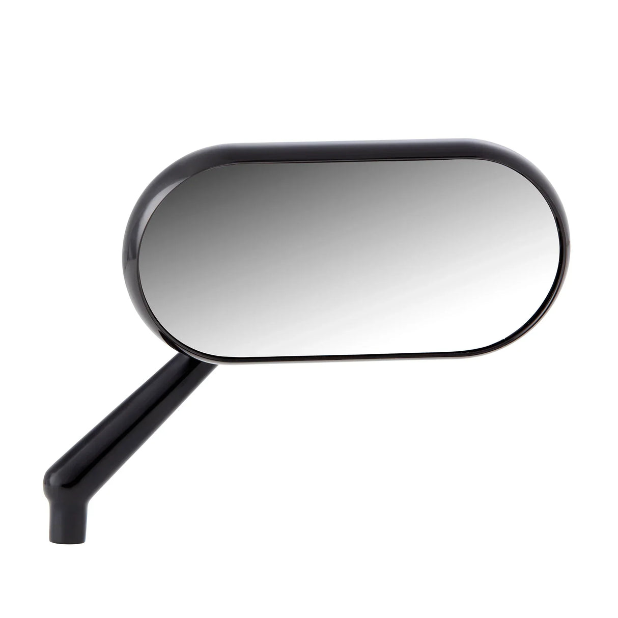 Arlen Ness Forged Oval Mirror Side View Oval Black Left - 13-170