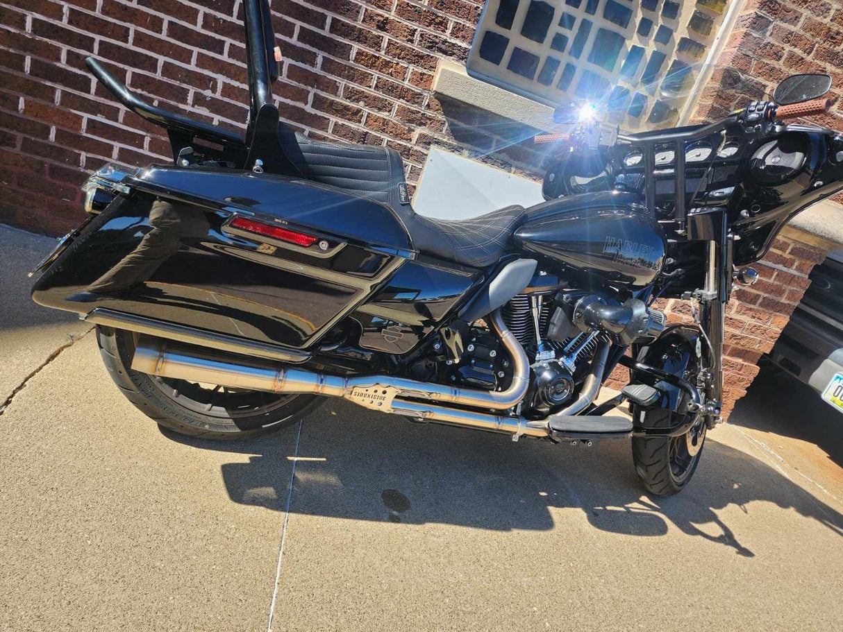 Siouxicide Choppers Harley M8 Touring Performance Stainless 2-1 Exhaust Pipe Shorty