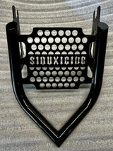 Siouxicide Choppers Touring Luggage Rack American Flag, Chrome For Harley Touring 2009-2026