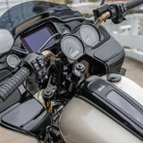 Arlen Ness Method Kickback Handlebar Riser 10" Black - 520-032 For Harley Touring 2015-2024