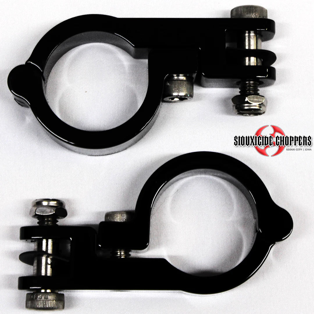 Siouxicide Choppers 1 1/2 Engine Guard Peg Mounts - Chrome