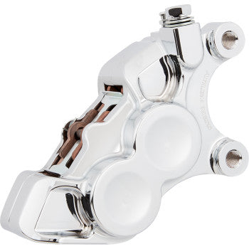 1701-0614 Arlen Ness Right 4 Piston Caliper chrome 11.8" Rotor