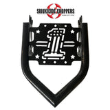 Siouxicide Choppers Touring Luggage Rack American Flag, Chrome For Harley Touring 2009-2026
