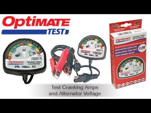 TECMATE 3807-0245 TS-121 OptiMate™ Test TS121 Battery Charging System/Alternator Tester - Pocket - Battery Clip/12V