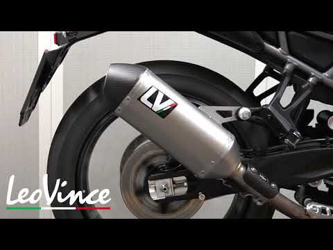 Leovince LV-14 Black Edition Muffler - 15612BU CFMOTO Ibex 450 2025