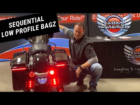 CUSTOM DYNAMICS 2040-2357 CD-LP-BCM-R LED Low-Profile BAGZ™ Accent Lights - Saddlebag Lights - Red Lens