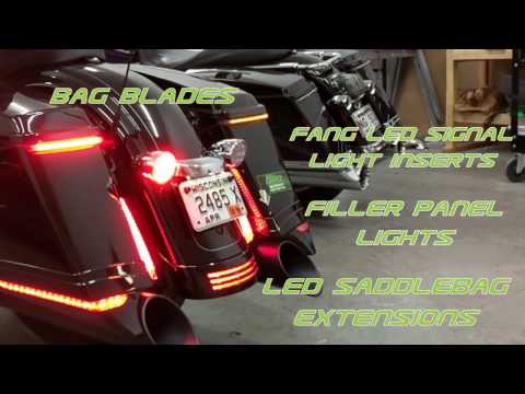CIRO 2040-2017 45400 Fang® Signal Light Inserts — Front - Chrome - Amber Lens