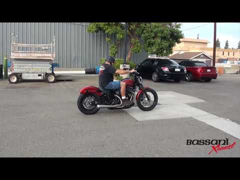 Bassani Xhaust Road Rage 2-Into-1 Exhaust System - 1S72SS For Harley Softail 2018-2025