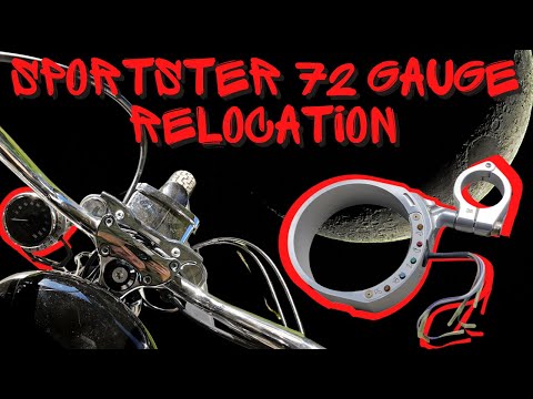 JOKER MACHINE 2210-0336 10-303B Speedometer Relocation Bracket with Easy Mount Clamp - Black Anodized - For 39 mm Fork