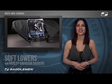 Saddlemen Soft Fairing Lower Set With Storage Pouch - 713LS8 For Harley Touring 1997-2023