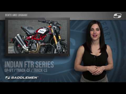 SADDLEMEN 0810-2404 0810-K080 Carbon Fiber Track Seat Track Seat - Solo - Carbon Fiber - Black - Ninja 400 '18-'22