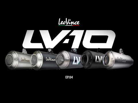 LEOVINCE 1811-4253 15248CU LV-10 Slip-On Muffler carbon fiber