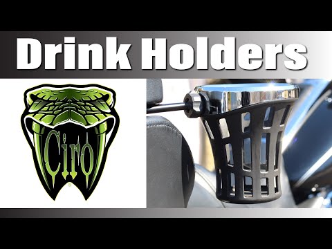 CIRO 0636-0090 50621 Drink Holder - Passenger Mount - Black