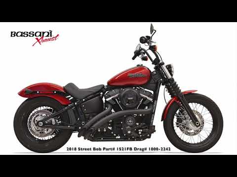 Bassani Xhaust Radius Sweeper 2-Into-2 Exhaust System - XL-FF12 For Harley Sportster 1986-2003