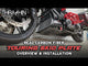 THRASHIN SUPPLY CO. 0506-2529 TSC-3034-1 Carbon Fiber Skid Plate Skid Plate - Carbon Fiber/Gloss - With Black Brackets - FLHX/FLTRX