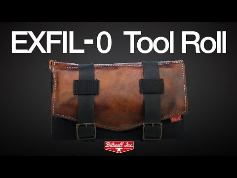 BILTWELL 3510-0179 3017-01 EXFIL-0 Tool Roll EXFIL-0 2.0 Tool Roll - Black