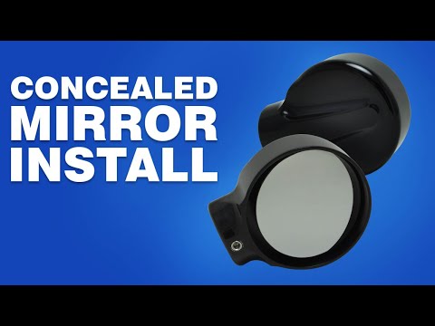 JOKER MACHINE 0640-0569 09-326C Concealed Bar End Mirror Bar-End Mirror - Chrome
