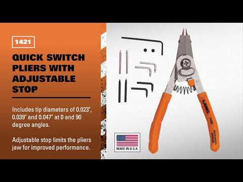 LANG TOOLS 3801-0205 1450 Two-Piece Retaining Ring Pliers Set Pliers - Retaining Ring