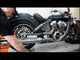 Tab Performance Indian Scout Black 4" Short Slip-On Up to 2024 For Indian Scout 2015-2024