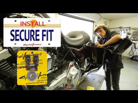 Cycle Visions Secure Fit HD Bag Fasteners Standard - CV7292 For Harley Touring 1993-2013