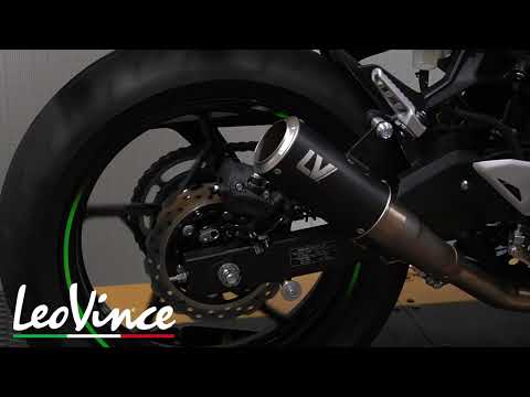 LEOVINCE 1811-4309 15402BU LV Corsa Black Edition Slip-On Muffler LV Corsa Muffler - Black Edition