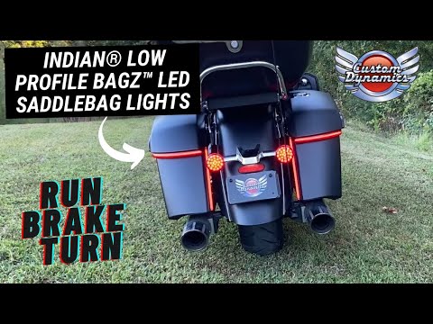 Custom Dynamics Bagz™ Saddlebag Light - CD-INDBAG-SWN-R For Indian 2019-2026