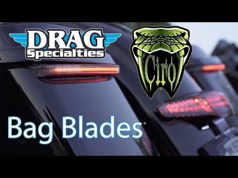 Ciro Bag Blades® Accent Light - 40039 For Harley Street Glide 2010-2013