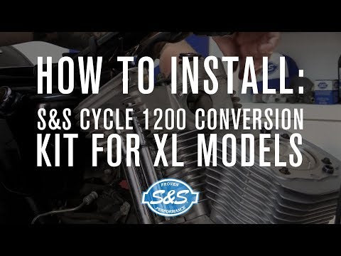 S&S CYCLE 0903-0944 910-0688 1200cc Conversion Kit for XL883 - Silver