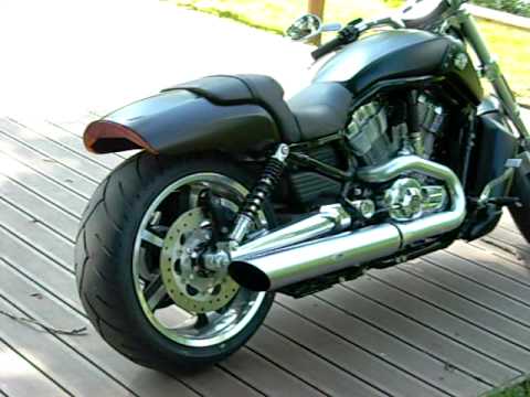 Tab Performance V-ROD Muscle Satin Nickel Pipes For Harley -Rod Muscle 2009-2017