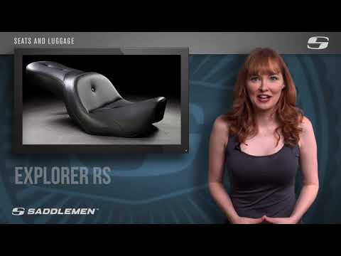 SADDLEMEN 0810-1055 H04-09-0291RS Explorer RoadSofa™ Seat Explorer™ Road Sofa Seat - without Backrest - VTX1300C