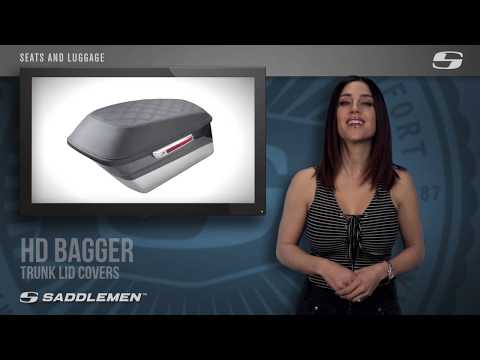 SADDLEMEN 3501-2226 L870-23-21100 Bagger Lid Cover Saddlebag Cover - Tri-Gripper - FLT/FLH -'23-'25