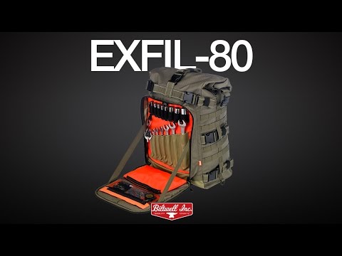 BILTWELL 3515-0238 3014-01 EXFIL-80 Bag EXFIL-80 Motorcycle Bag - Gen 2 - Black