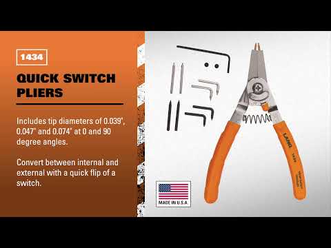 LANG TOOLS 3801-0205 1450 Two-Piece Retaining Ring Pliers Set Pliers - Retaining Ring
