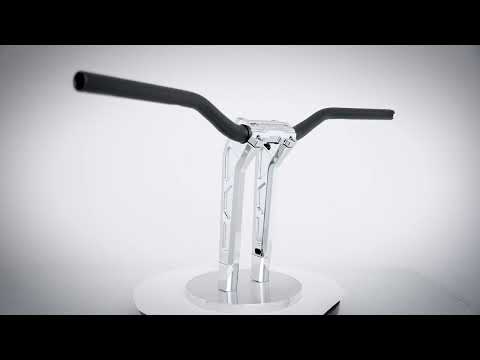 PERFORMANCE MACHINE (PM) 0602-1488 0208-2195M-SMG Phatbar & Riser Kit - Handlebar Assembly - Internal Wiring - Gold Ops