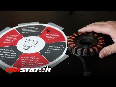 RM STATOR 2120-1453 RM14016 Regulator Rectifier Connectors Kit Connector Kit - Rectifier Regulator