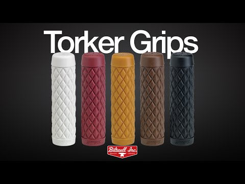 BILTWELL 0630-2351 6705-0301 Torker Grips 1" - oxblood