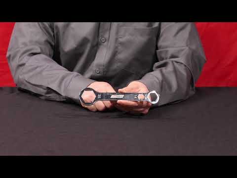 CRUZTOOLS 3811-0042 AW142227 Combo Axle Wrench Wrench - Front/Rear Axle - Closed End - 14 mm x 22 mm x 27 mm